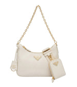 White Logo Small Shoulder Bag 1