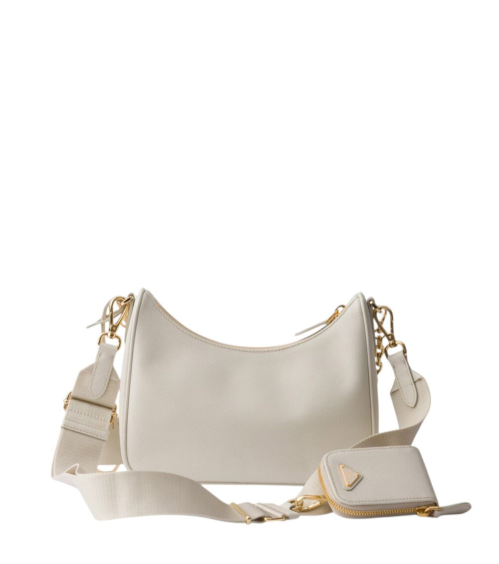 White Logo Small Shoulder Bag 2