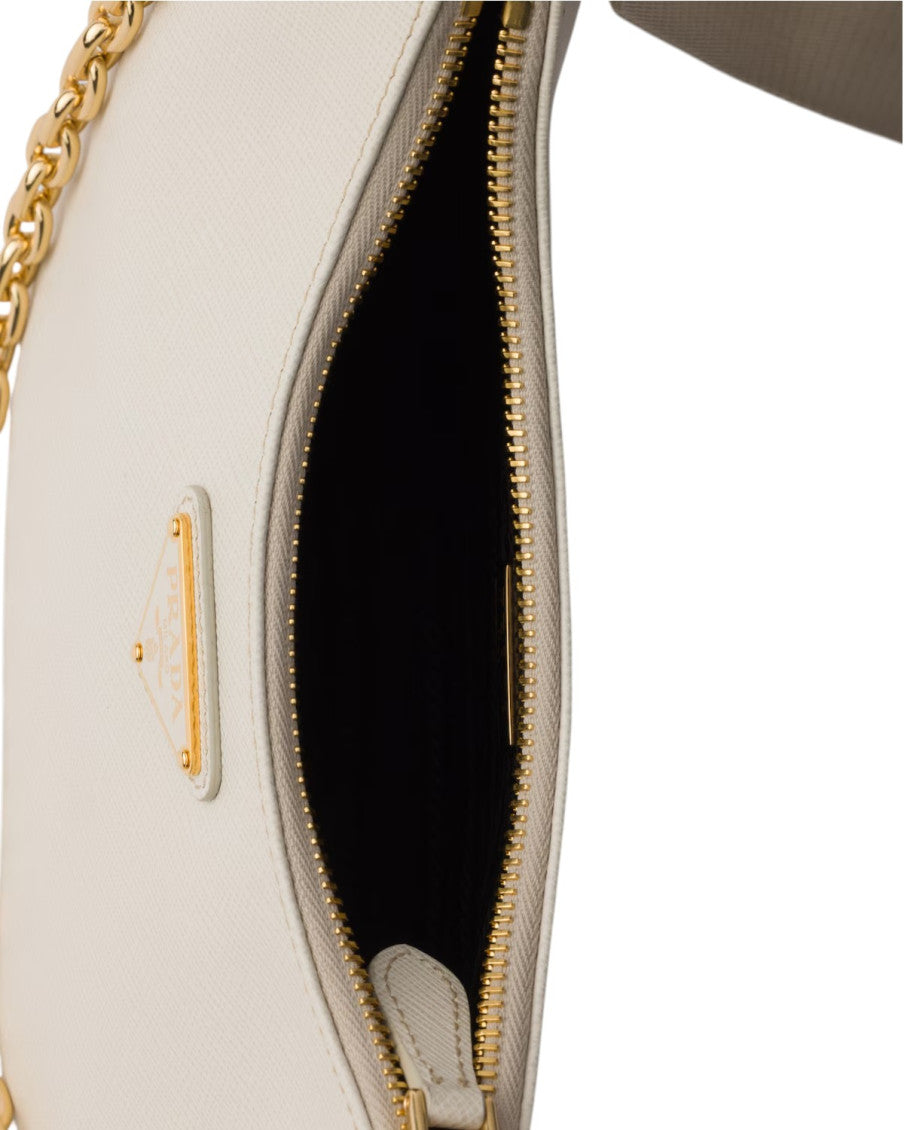 White Logo Small Shoulder Bag 3