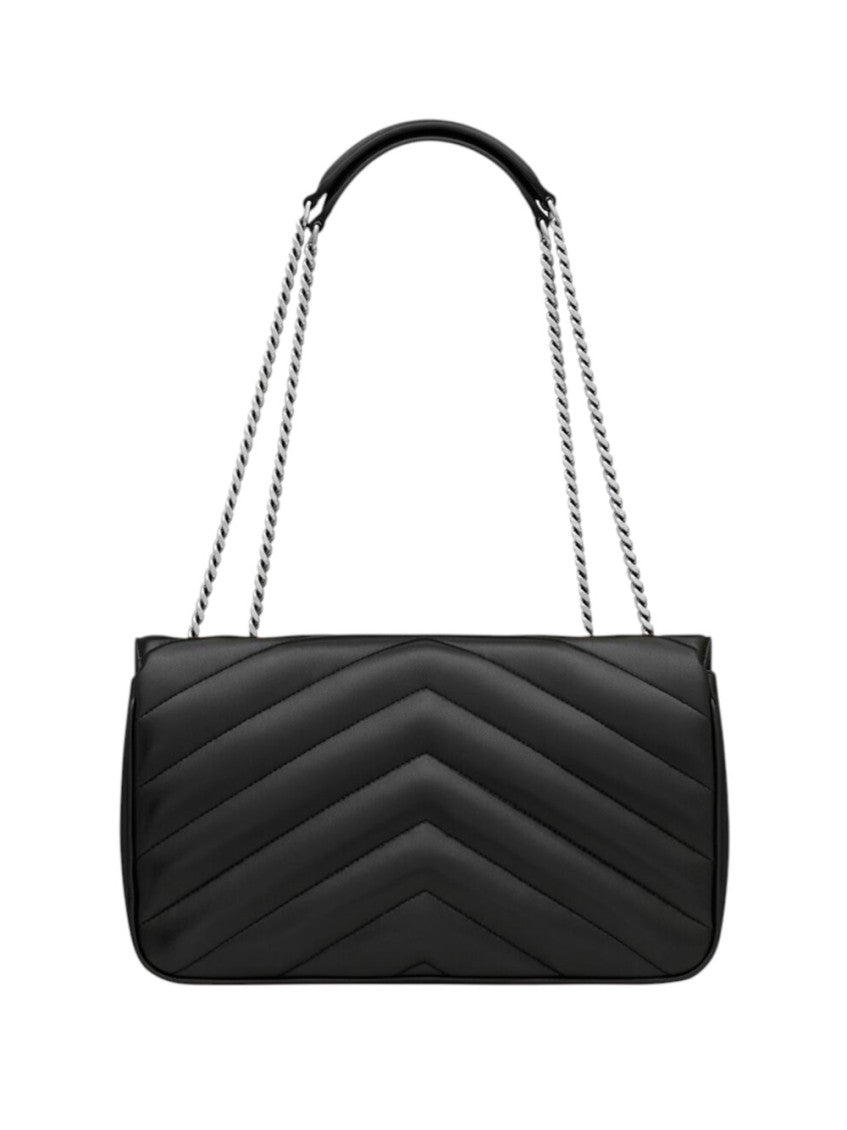 Black Loulou Medium Shoulder Bag 4