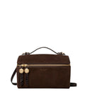 Dark Brown Romy Slim Mini Crossbody Bag 1
