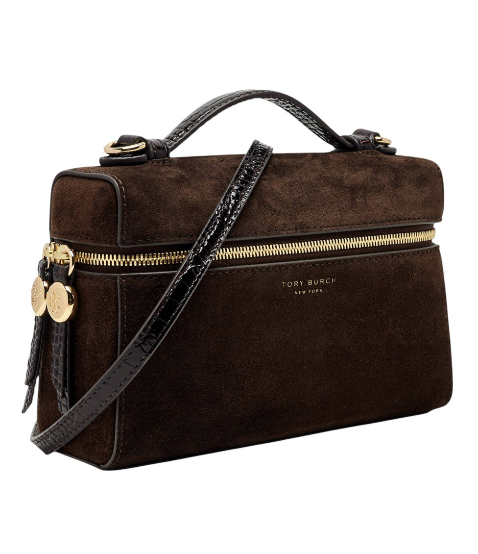 Dark Brown Romy Slim Mini Crossbody Bag 2