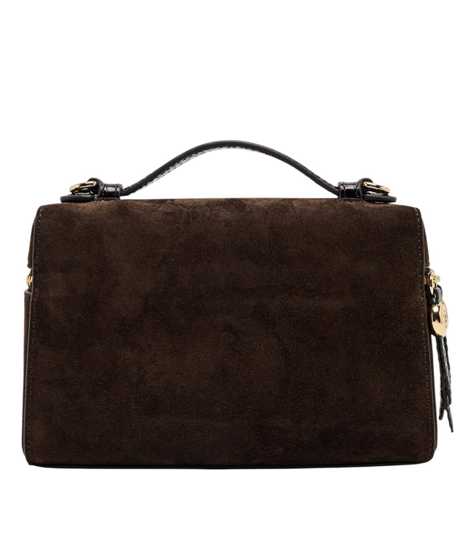 Dark Brown Romy Slim Mini Crossbody Bag 3