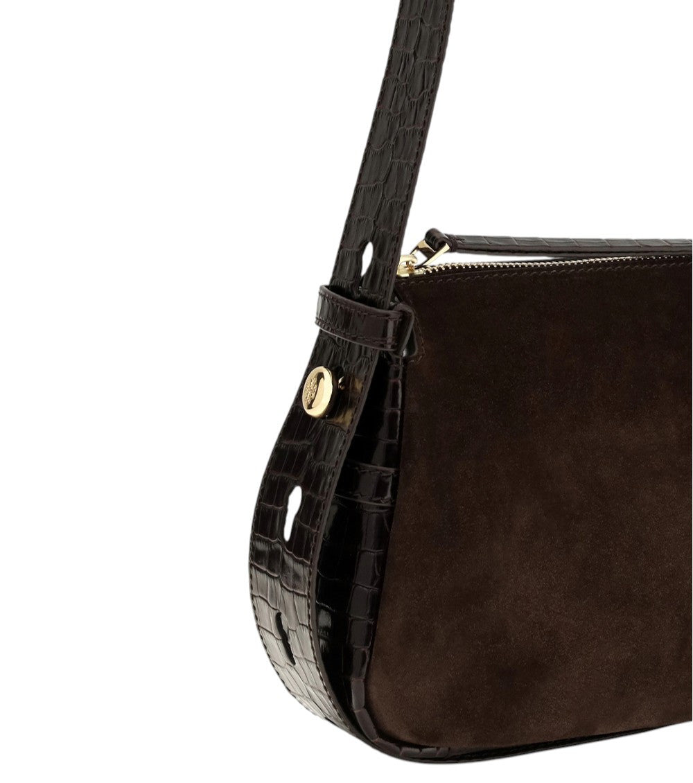 Dark Brown Romy Small Shoulder Bag 4