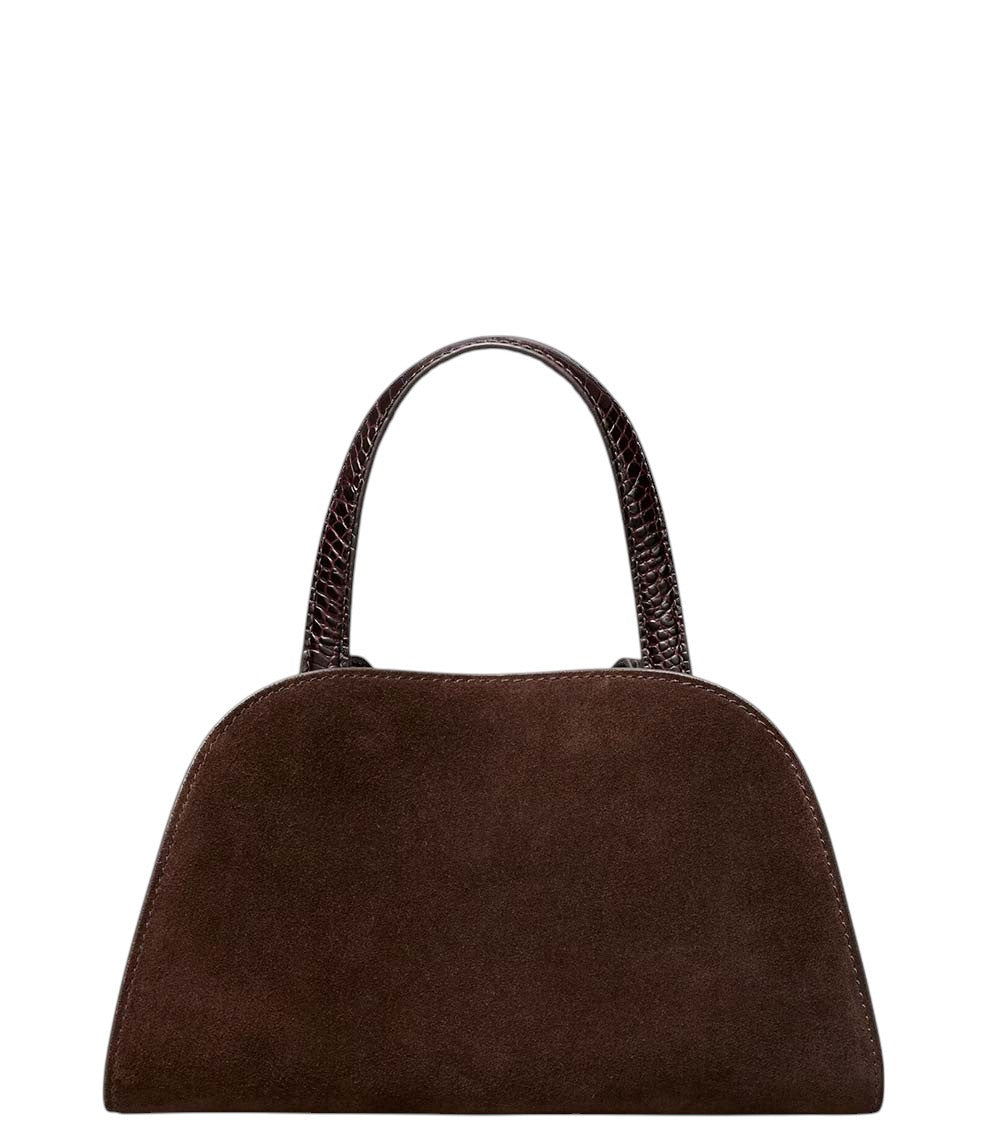 Dark Brown Romy Small Satchel 3