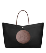 Black Ella Twist Reversible Large Tote 1