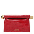 Red La Pochette Rond Clutch 1