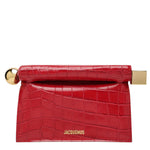 Red La Pochette Rond Clutch 1