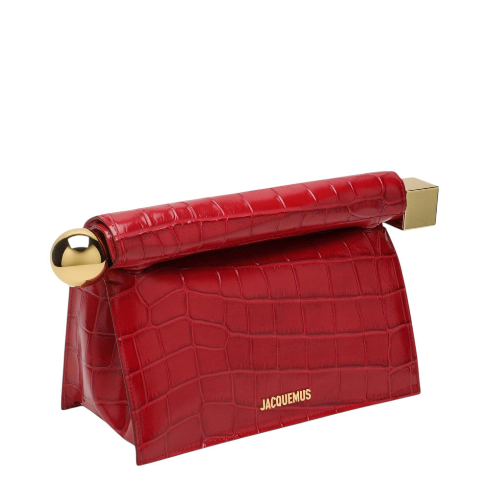 Red La Pochette Rond Clutch 2