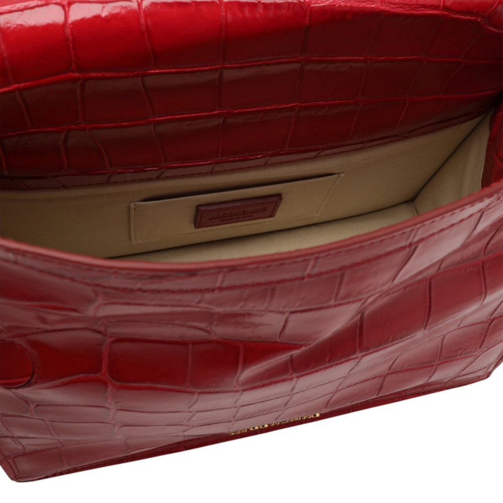 Red La Pochette Rond Clutch 4