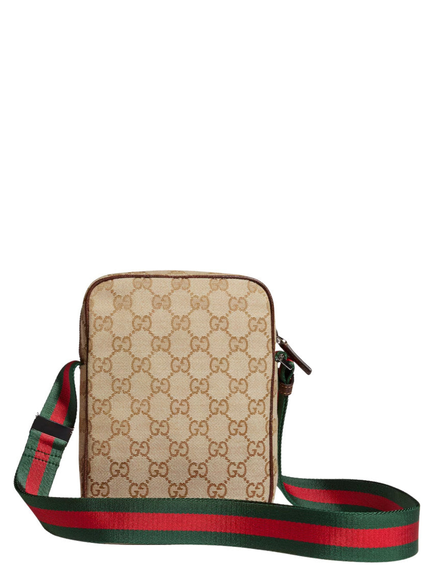 Beige GG Small Crossbody Bag 2