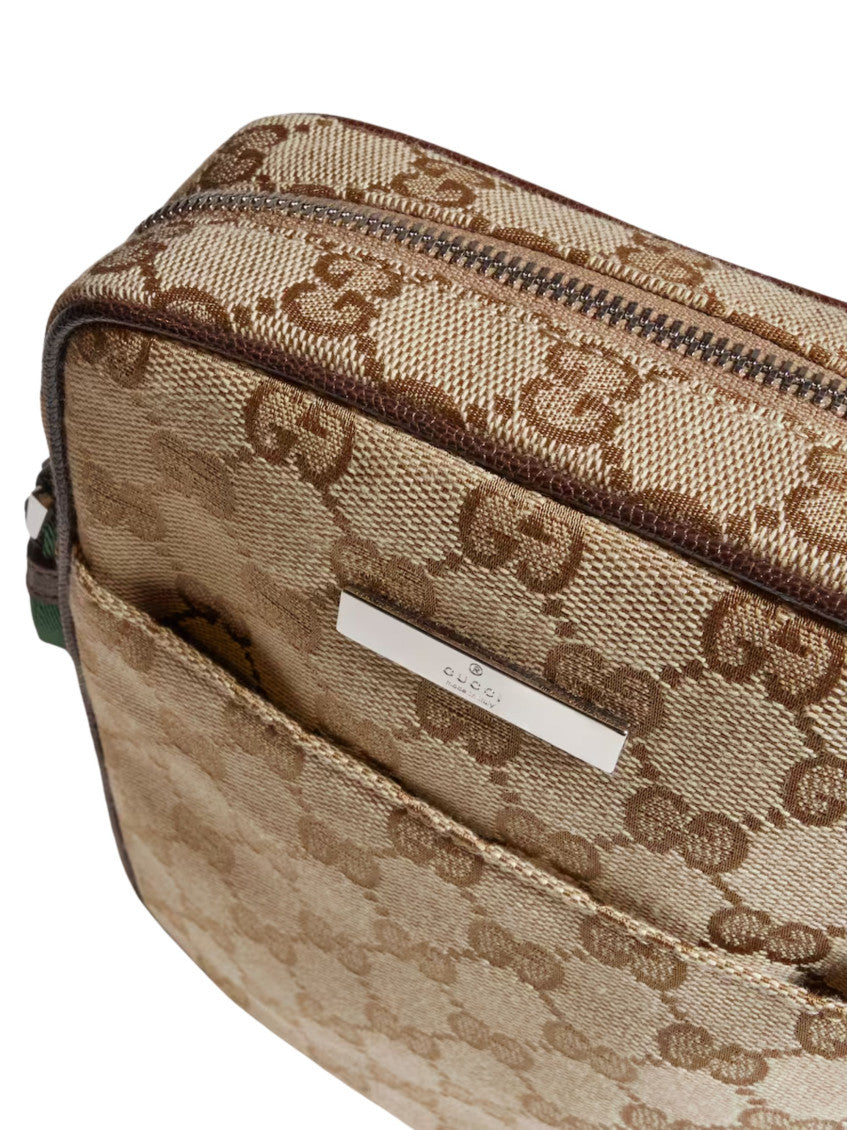 Beige GG Small Crossbody Bag 3