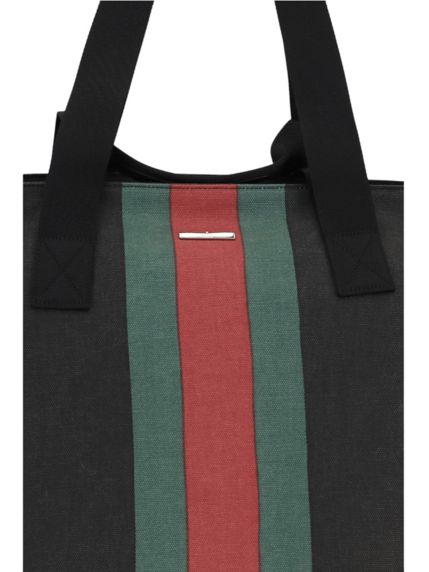 Black Positano Medium Tote 4