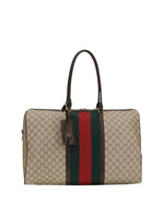 Beige GG Medium Duffle Bag 1