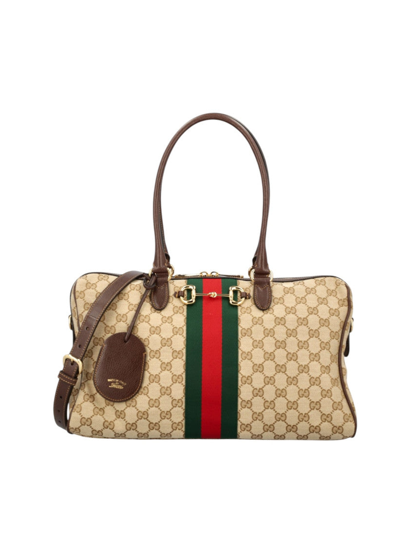 Beige Borsetto Large Duffle Bag 1