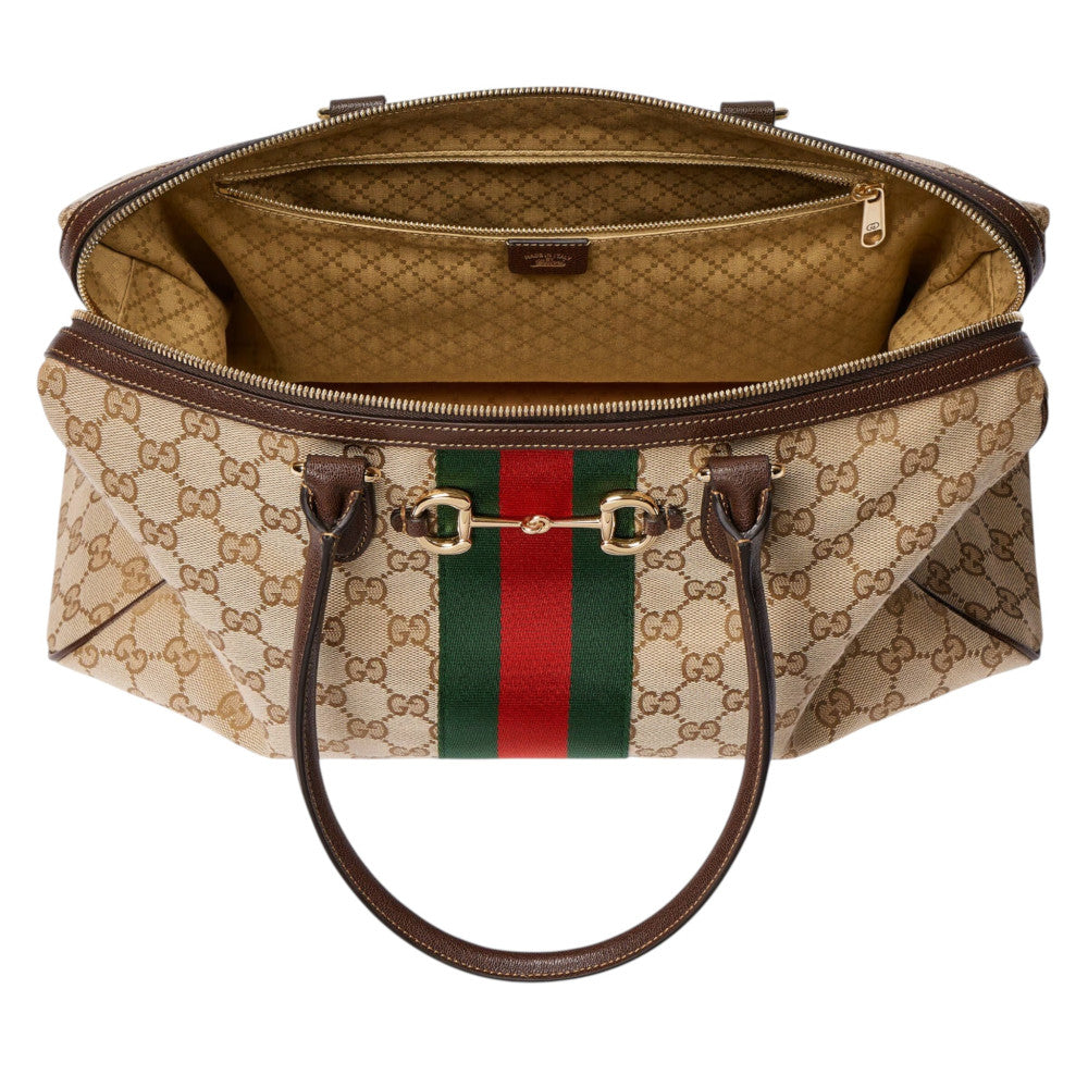 Beige Borsetto Large Duffle Bag 4