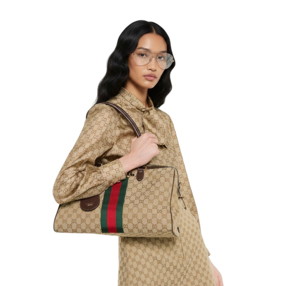 Beige Borsetto Large Duffle Bag 5