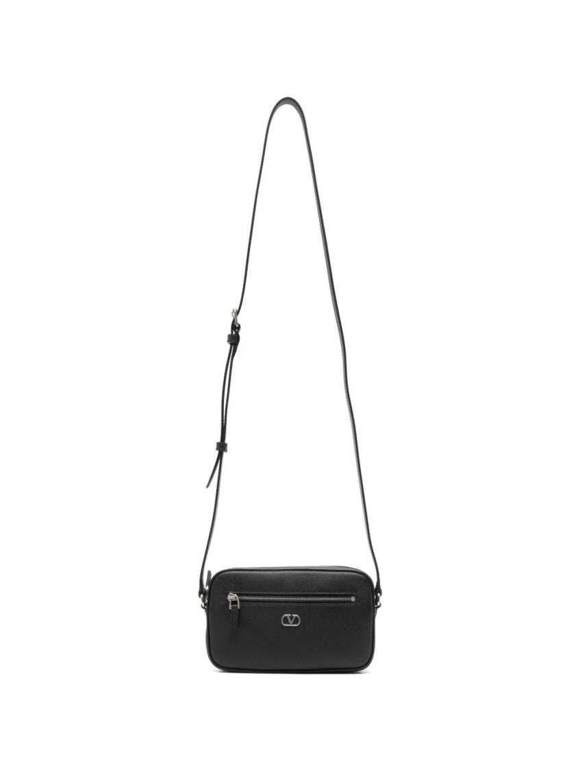Black VLogo Mini Crossbody Bag 1