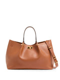 Brown VLogo Signature Large Tote 1