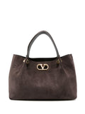 Brown VLogo Signature Large Tote 1