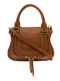 Brown Mercie Small Satchel Bag 1