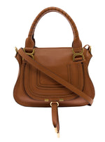 Brown Mercie Small Satchel Bag 1