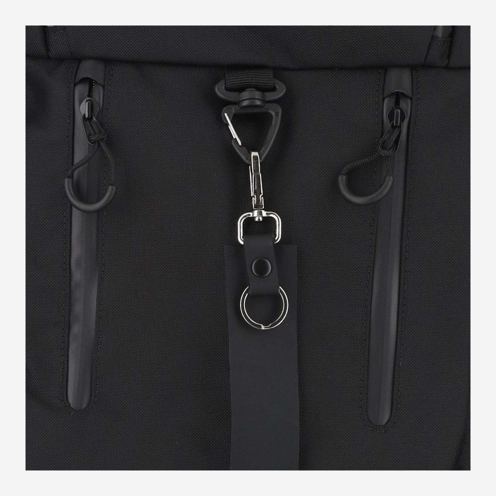 Black Nylon Ventura Backpack 4