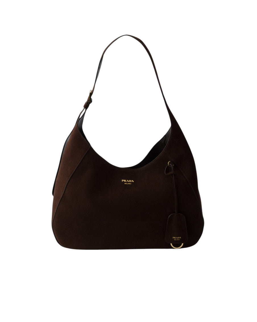 Dark Brown Boogie Large Shoulder Bag 1