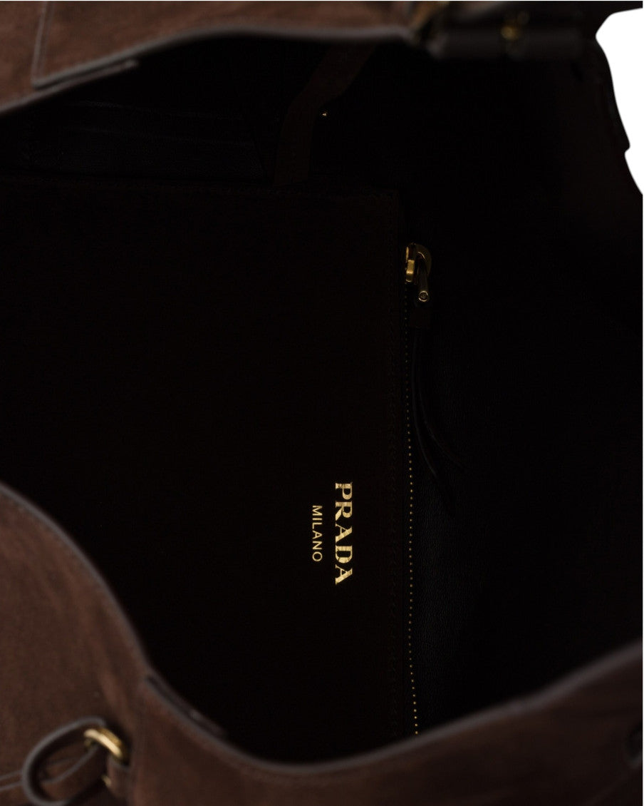 Dark Brown Boogie Large Shoulder Bag 4