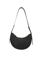 Black Logo Medium Shoulder Bag 1