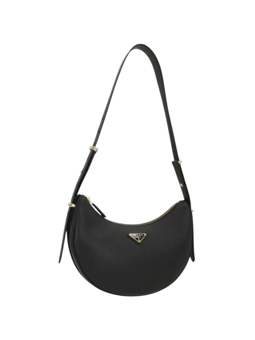 Black Logo Medium Shoulder Bag 2