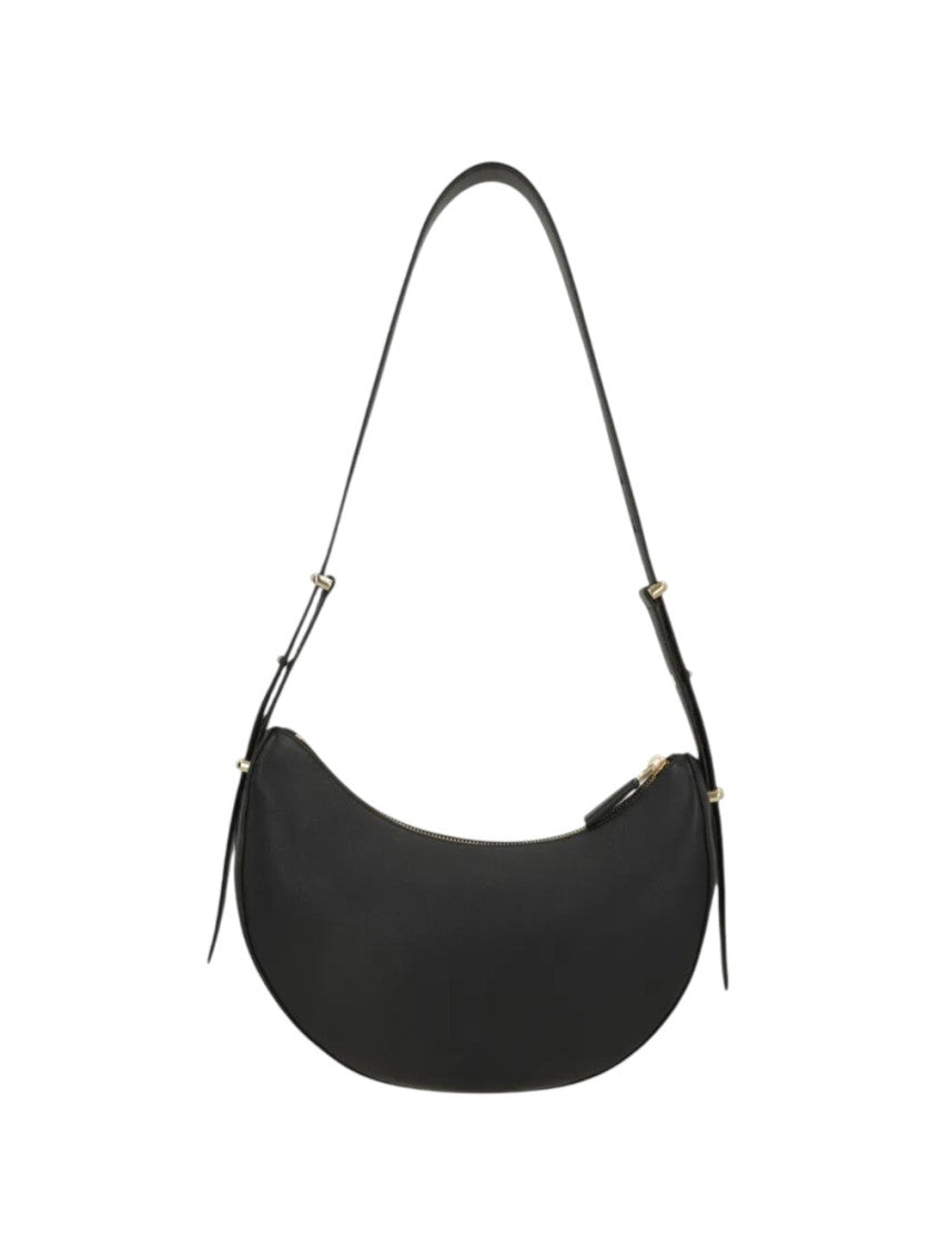 Black Logo Medium Shoulder Bag 3