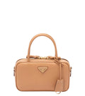 Beige Logo Mini Satchel 1