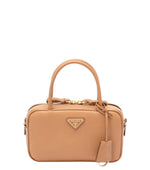 Beige Logo Mini Satchel 1