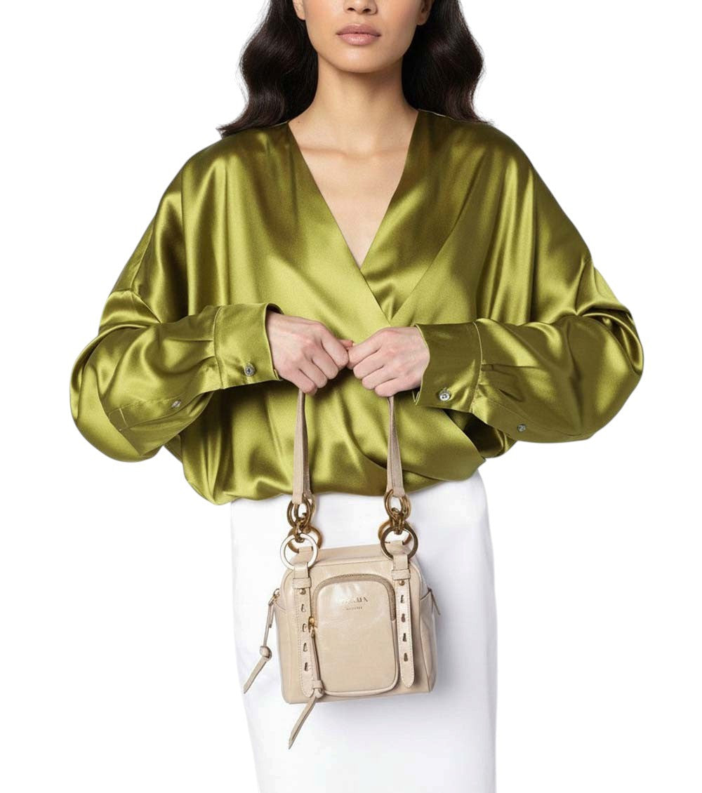 Light Pink Dangle Mini Shoulder Bag 5