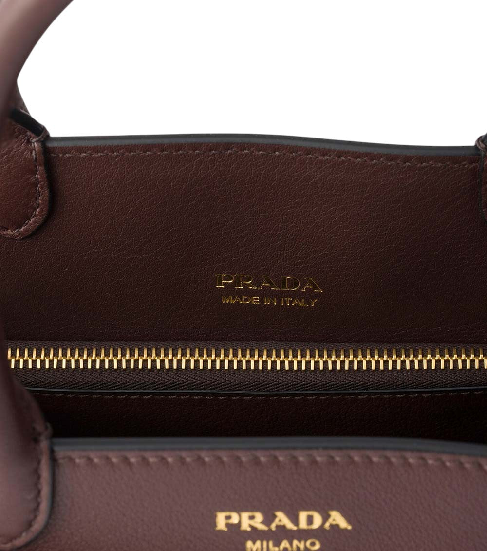 Brown Logo Large Satchel 4
