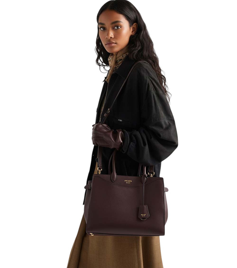 Brown Logo Large Satchel 5