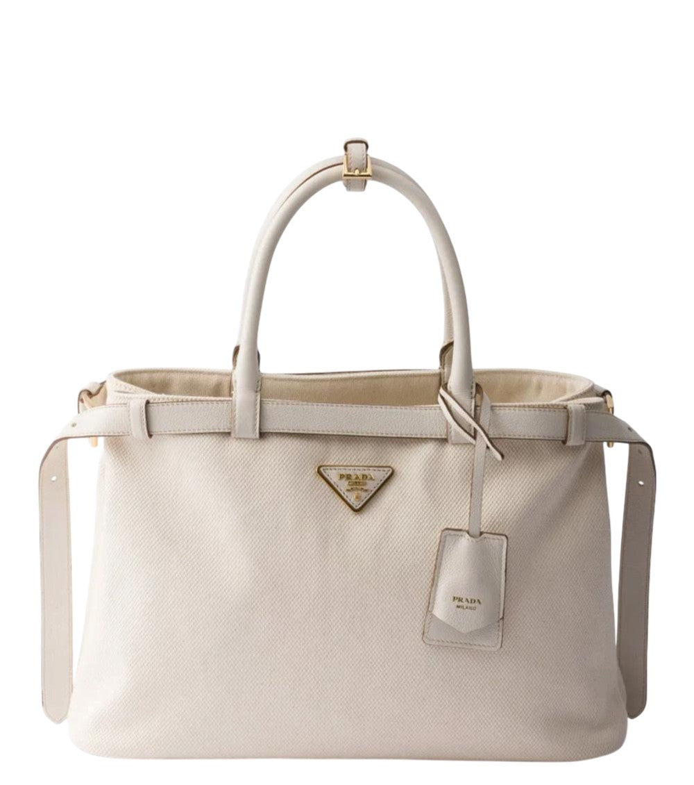 Ivory Logo Medium Tote 1