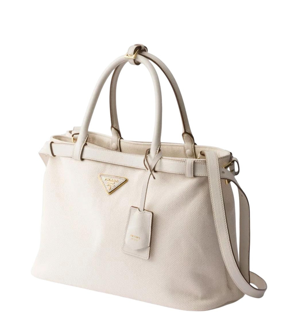 Ivory Logo Medium Tote 2