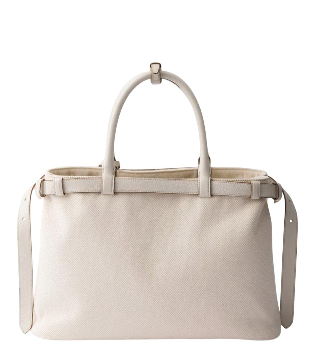 Ivory Logo Medium Tote 3