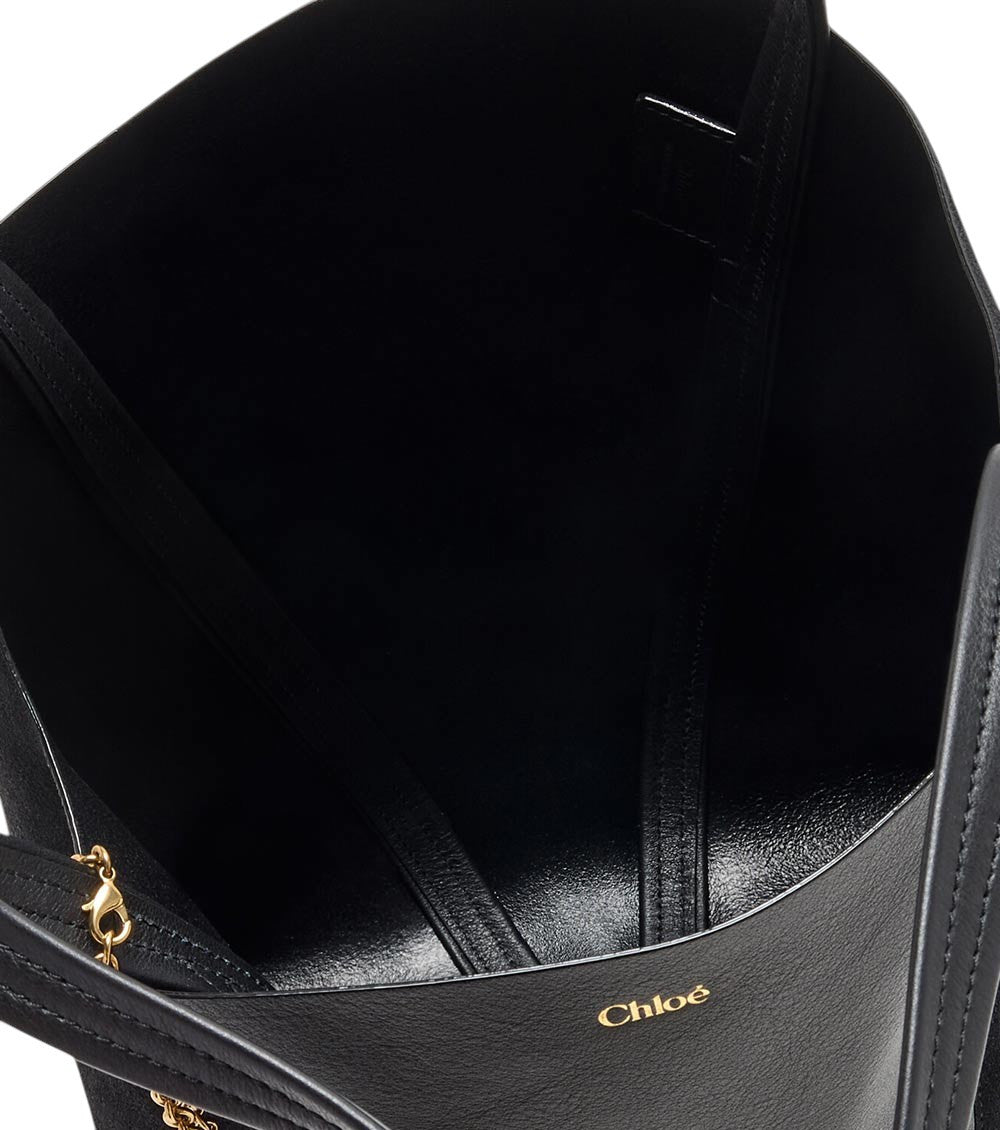 Black Spin Medium Tote 5