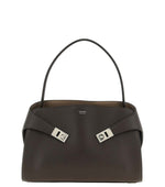Brown Hug Soft Medium Shoulder Bag 1
