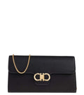 Black Gancini Logo Mini Crossbody Bag 1