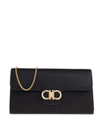 Black Gancini Logo Mini Crossbody Bag 1