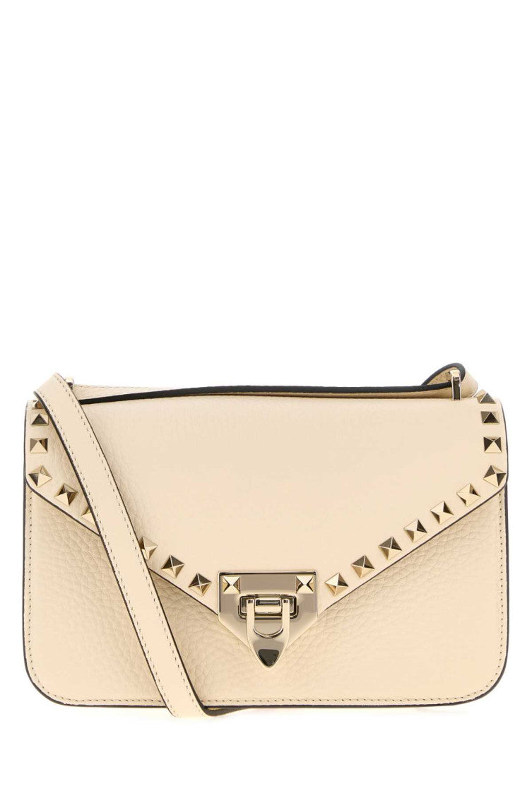 White Rockstud Small Shoulder Bag 1
