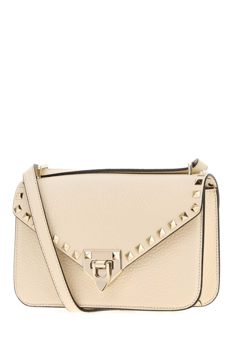 White Rockstud Small Shoulder Bag 2