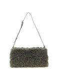 Grey Logo Pochette Small Shoulder Bag 1