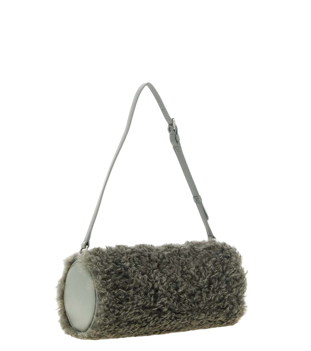 Grey Logo Pochette Small Shoulder Bag 2