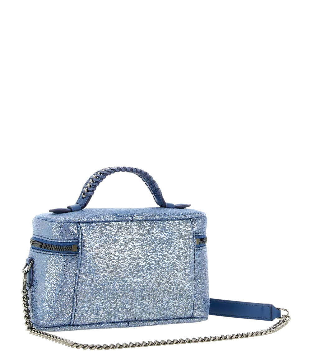 Blue Falabella Vanity Mini Crossbody Bag 2