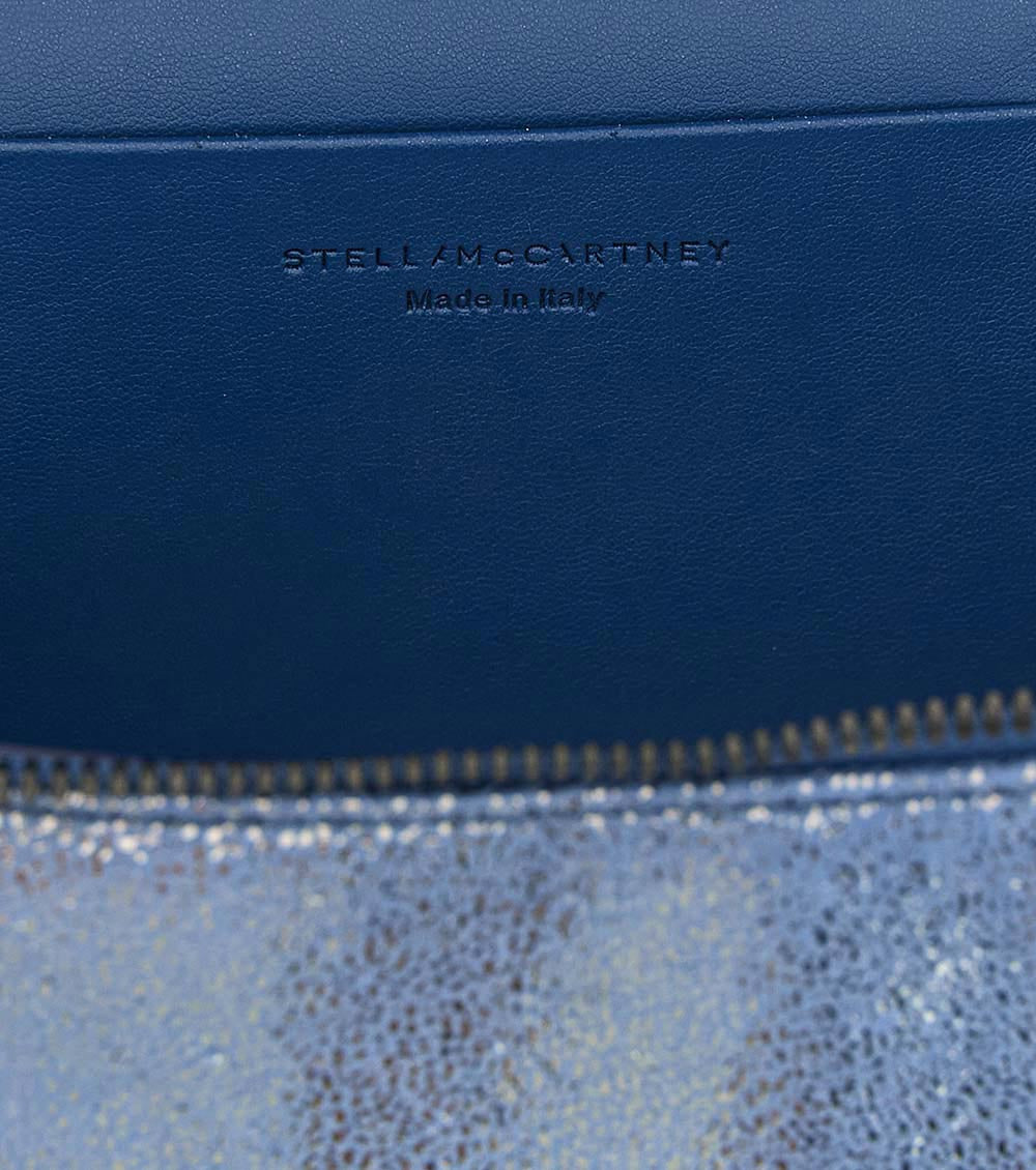Blue Falabella Vanity Mini Crossbody Bag 3
